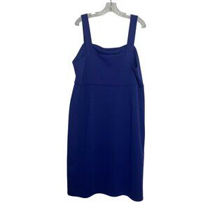 24/7 Maurices Sleeveless Sheath Dress XXL Royal Blue Wide Straps XXL New WOT
